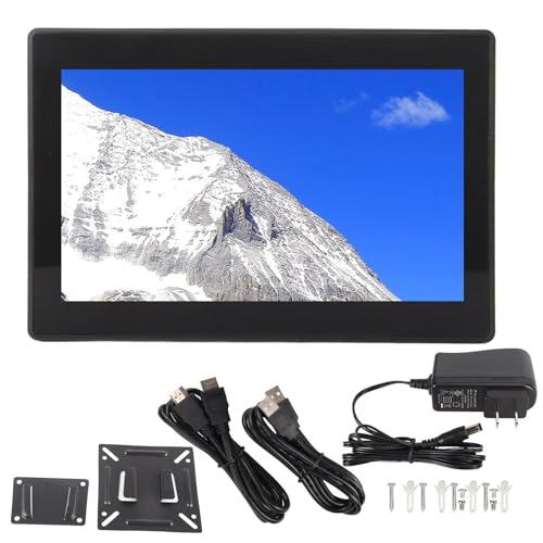 Atyhao IPSモニター 8インチ 1280x720対応 防塵・防水IP65 コンパクト設計 工業用タッチパネル モニター IPSパネル | タッチセンシティブ10点 対応 セキュリティ監視 商用端末 スーパーマーケットレジ Atyhaotyd67eopbh-11