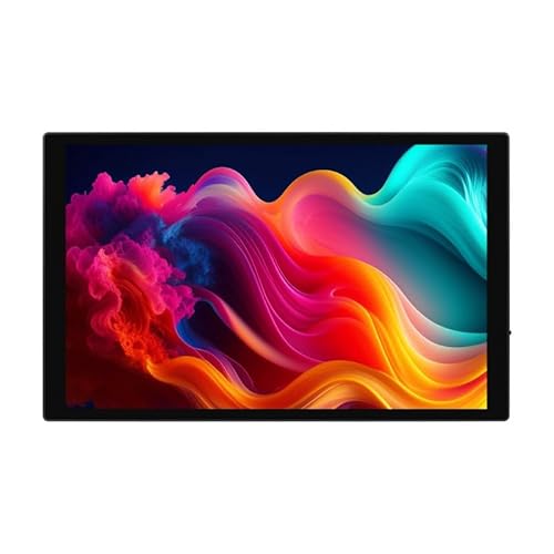 TUOPUONE 8インチ 静電容量式タッチディスプレイ 広色域 1280×800解像度 光学ボンディング 強化ガラスパネル HDMI/Type-C ディスプレイインターフェース