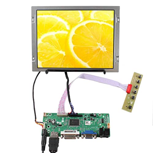 VSDISPLAY 8.4インチ LCDディスプレイ AA084SC01 高輝度 解像度 800x600 4:3 HDMI VGA DVI入力 IPS 液晶 (HD VGA DVI) MNT68676AA084SC01