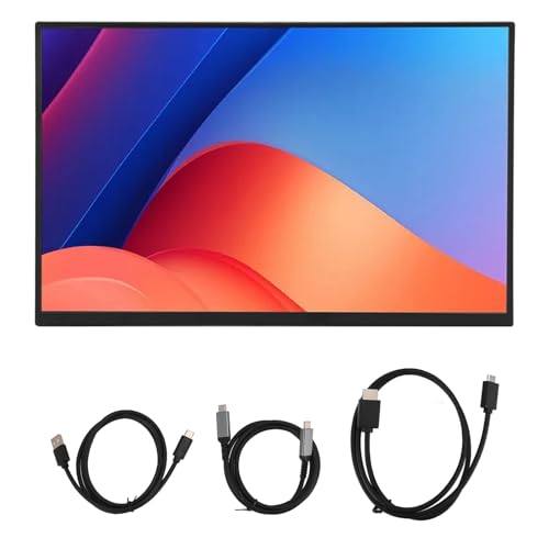 TOPINCN 2K ポータブル ディスプレイ 13.3 インチ HD マルチメディア インターフェイス Phone 用 スリム軽量デザイン コーヒーショップの図書館に TOPINbz89gf6qm5