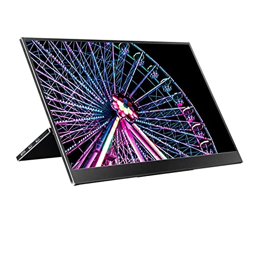 LiuPinp ゲーム用ディスプレイ画面 14インチ4KタイプCポータブルコンピュータモニターゲーム表示画面 ポータブルモニター (色 : Black, Size : 14 Inch)