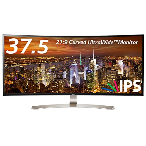 LG モニター ディスプレイ 38UC99-W 37.5インチ/曲面 UltraWide(3840×1600)/IPS 非光沢/USB Type-C、HDMI×2、DP/スピーカー/高さ調節