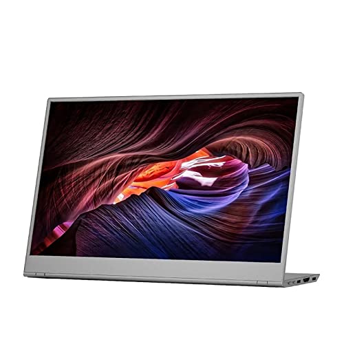 LiuPinp ゲーム用ディスプレイ画面 15.6インチタッチ式FHD 1080PタイプC 4000MAHバッテリーゲーム表示画面 ポータブルモニター (色 : グレー, Size : 15.6 Inch)