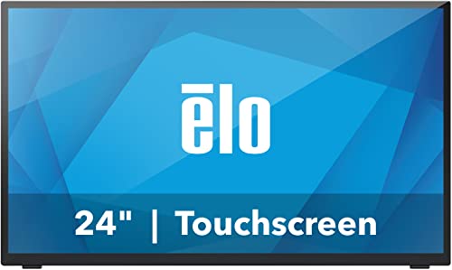 ELO 2470L - 24インチ タッチスクリーンモニター アンチグレアガラス付き - 10タッチ、1920 x 1080、ブラック。 E511419