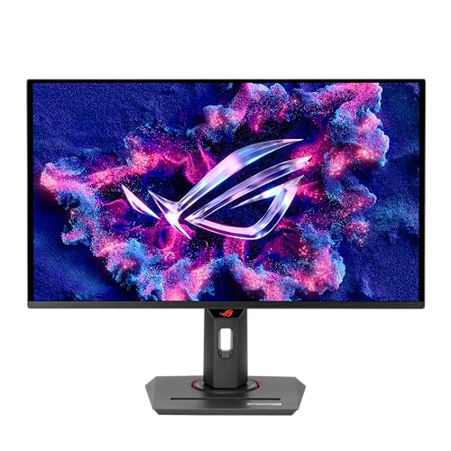 ASUS ROG Strix 27インチ 1440P OLED ゲーミングモニター (XG27ACDNG) - QD-OLED、QHD(2560×1440)、360Hz、0.03ms、カスタムヒートシンク、OLED Care+、G-SYNC対応、99%DCI-P3、DisplayWidget、AIゲーム、3年保証