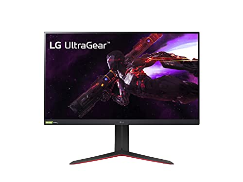 LG 32GP850-B 32 UltraGear QHD (2560 x 1440) Nano IPS Gaming Monitor w/ 1ms (GtG) Response Time & 165Hz Refresh Rate, Tilt/Height/Pivot Adjustable, Black