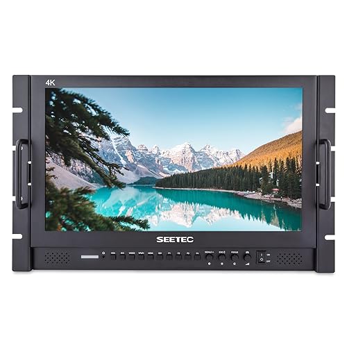 SEETEC 4K173-9HSD-RM 17.3インチ ラックマウント放送LCDモニター 1920×1080 3G-SDI HDMI AV YPbPr付き
