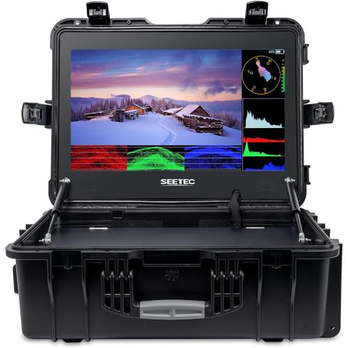 SEETEC WPC215 21.5インチ 1000nit 高輝度 ポータブル 機内持ち込み ディレクターモニター フルHD 1920x1080 デュアルHDMI SDI入力と出力 カスタム3D-LUT