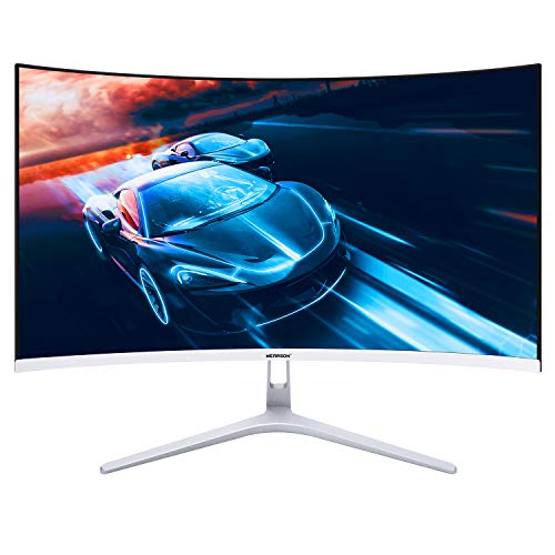 Wearson 32型 曲面ゲーミングモニター 1800R ワイド液晶ディスプレイ帯FreeSync/Flicker-Free/Eye Care/ブルーライト軽減技術,1920×1080 IPS広視野角 HDMI/VGA/オーディオ/VESA 100x100mm WS320HD (32インチ)