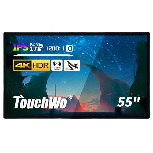 TouchWo 55インチ タッチスクリーンモニター 1920 x 1080 産業用オールインワンPCタッチパネル HD550T