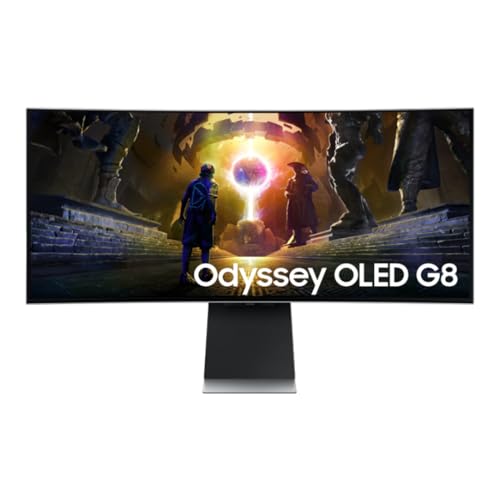 サムスン オデッセイ OLED G8 34インチ 曲面 ウルトラワイド ゲーミングモニター G85SD S34DG852 UWQHD 175Hz 0.03ms HDR10+ Odyssey [並行輸入品]