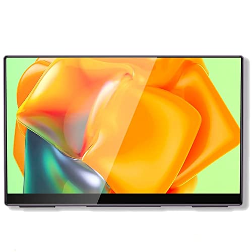 LLONGZHO ゲーミングディスプレイ 15.6インチ4K触れる100％色域自動回転タイプCポータブルコンピュータモニター モバイルディスプレイ