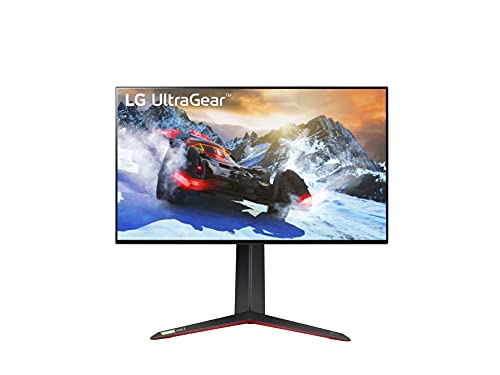 LG 27GP950-B 27インチ ウルトラギア UHD (3840 x 2160) ナノ IPS ゲーミングモニター 応答時間 1ms& 144Hzリフレッシュレート付き NVIDIA G-SYNC AMD FreeSync Pro、DCI-P3 98% VESA DisplayHDR 600対応 - ブラック