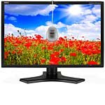 NEC ソフトウェアとセンサー付きの24インチワイドLCD。 LCD2490W2-BK-SV