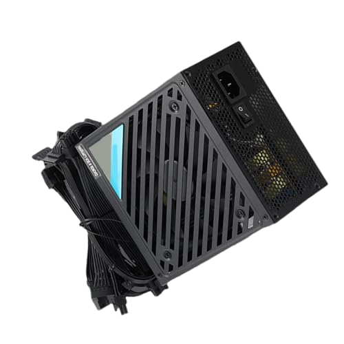 Necvior 効率的なゲーミング電源 小型 750W、インテリジェント冷却機能と完全保護機能 12CM ファン高効率電源