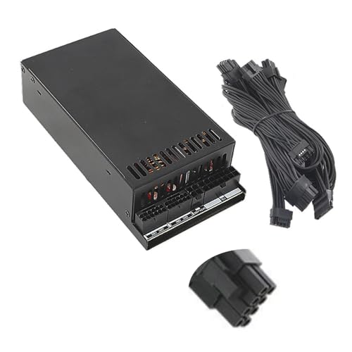 APGLSXY メタル 700W 80Plus、ケーブル管理付きコンパクト 1U コンピュータ電源、PC/サーバー構成用の完全モジュラー電源