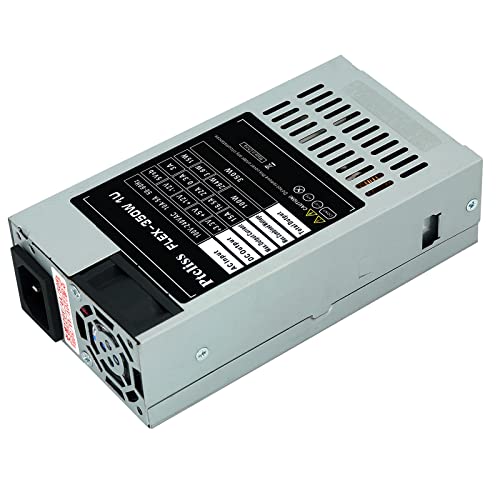 Ptcliss 350W 1U Flex ATX 電源 固定ケーブル付き 6ピン PCIe コネクター 80 プラス ブロンズ 効率、flex-350w