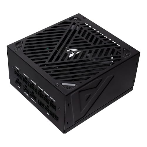 Apevia ATX-SL1000W Soul 1000W ATX 3.0 & 3.1対応 完全モジュラー PCIe 5.1 12V-2x6コネクタ ATX Active PFC DC to DCコンバーター設計 140mmサイレントファン RoHS準拠 ゲーミング電源