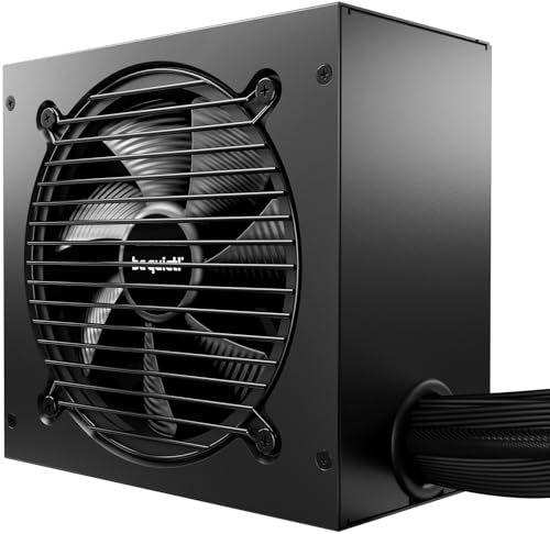 be quiet! 静かに! Pure Power 12 650W PSU | 80 Plus Gold | ATX 3.1 | PCIe 5.1 GPU サポート電源 | 静音 120mm ファン | 高性能12Vレール | ブラック | BP002US | 10年保証