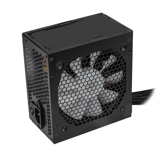 EMNXSDKT 互換性がありますAigo AK ATX デスクトップ電源、500W 600W 700W 800W 1000W ゲーム PSU と互換性あり、120mm RGB ファン 220V(700W)