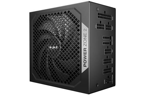be quiet! 静かに! パワーゾーン2 750W ATX 3.1 PSU | 80 PlusとCybenetics プラチナ効率 | ゼロ RPM 低ノイズ電源 | PCIe 5.1対応 | ブラック | BP006US
