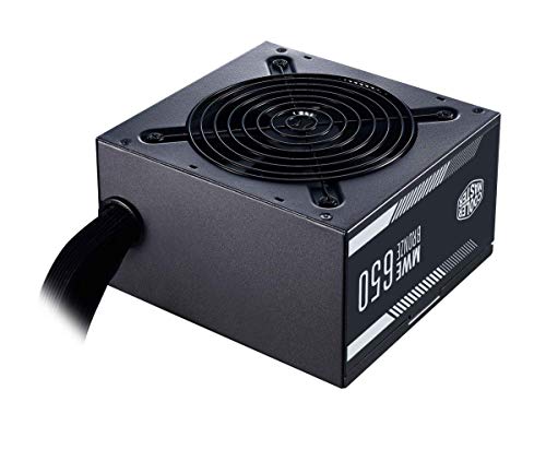 Cooler Master MWE 650 ブロンズ V2、80+ ブロンズ 650W 電源、5年保証 MPE-6501-ACAAB-EU