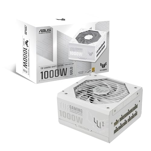 ASUS TUF GAMING-1000G 80+ ゴールド 1000W MODLE ATX 3.0に対応 - ホワイト 90YE00S5-B0NA00
