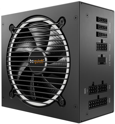 be quiet! 静かに!ピュアパワー 12 M unité d'alimentation d'énergie 550 W 20+4 ピン ATX ATX ノワール BN341