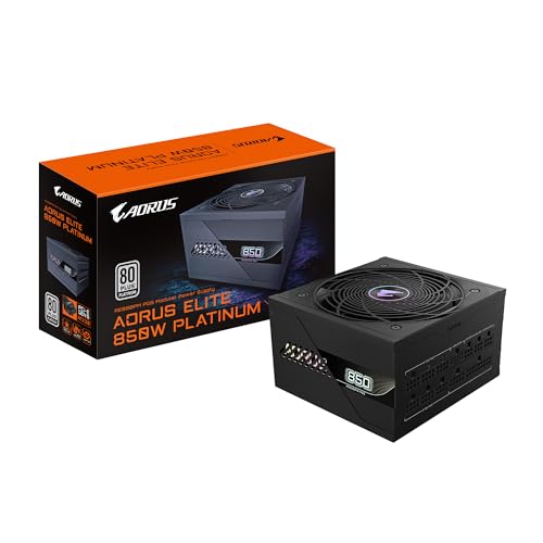 GIGABYTE Aorus Elite Platinum 3.1 850w 80 Plus プラチナ モジュラー電源 ワンサイズ GP-AE850PM PG5 EU