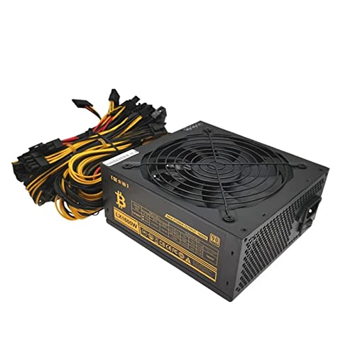 XiaomeiHan PC電源 フルモジュール式ATX PCコンピュータ電源ゲームPSU 12VアクティブPFC SLI準備完了91％効率 ATX電源 (色 : Black, Size : 16.5x15x8.6cm)