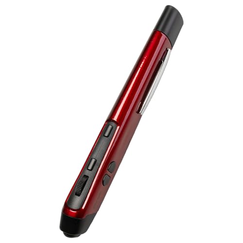 サンワダイレクト ペン型マウス Bluetooth 5ボタン 【戻る・進む】 DPI切り替え 充電式 無線 レッド 400-MAWB231R
