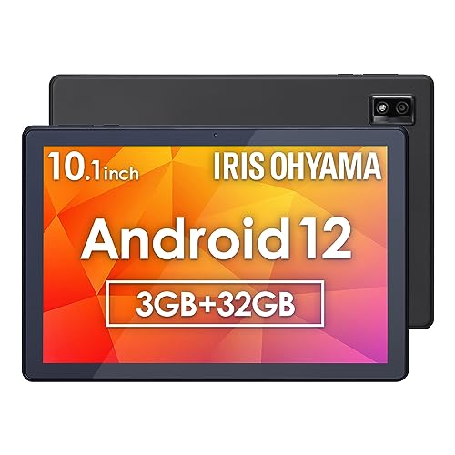 IRIS OHYAMA アイリスオーヤマ タブレット 10インチ wi-fiモデル Android12 動画視聴 日本語サポート 1280x800 メモリ3GB ストレージ32GB 4コア アンドロイド LUCA TE102M3N1-B
