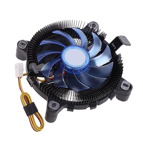 RUISINERY PCクーラーE86 CPUクーラーPWMブロワー冷却ファンLGA775/155/1156 1UサーバーHTPCソケットPWM薄い28MMコンピューターハードウェアアクセサリー冷却コンパクトコンピューター