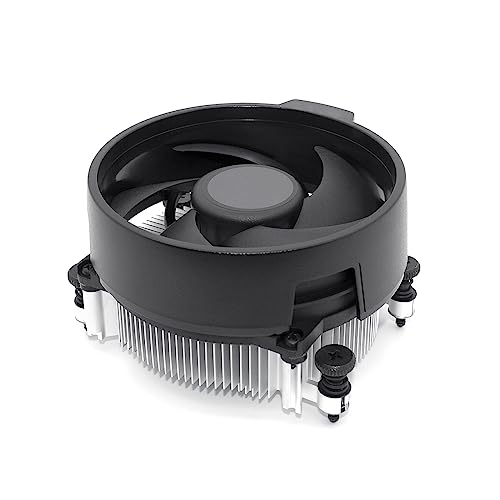 Wasdnsas 100mm効率的なAM4ラジエーターファンCPUクーラー4ピンCPU冷却ファンロングサービス油圧ベアリング3000RPM