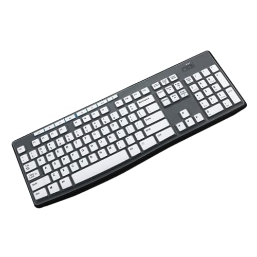 キーボード シリコーンキーボードフィルムスキン K260 K270 MK295 MK275モデル用 プロテクター こぼれ防止 オフィス ホーム 学校用