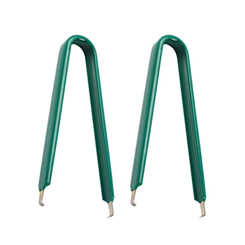 LIFKICH メカニカルキーボード用ホットスワップキープラー 緑色 スチールプラ製 ICチップや回路基板の取り外しに最適 修理や交換作業に便利なキーボードリムーバー 2個セット 8FDCM5440120E31C8KC