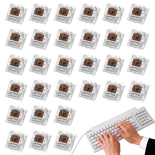 メカニカルキーボード交換軸-Switchキット用のDIYキー|滑らかなタイピングを備えたクロスシャフトスイッチ、ゲームゲーム、オフィスのレスポンシブフィードバック、カスタムキーボードの修理とビルドのアクセサリー JILIRD7877JEIERQ6TQ