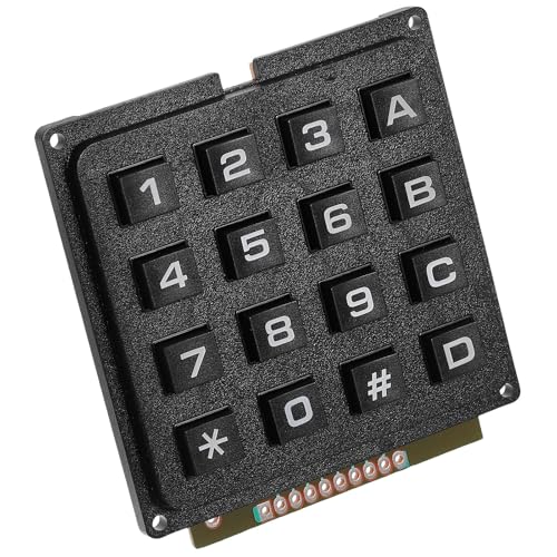 NUOBESTY プログラミング対応のボタンキーボードモジュール 配列キーパッド搭載多用途に使えるキーボードモジュール 電気キットしても最適なコンパクト設計 X030786