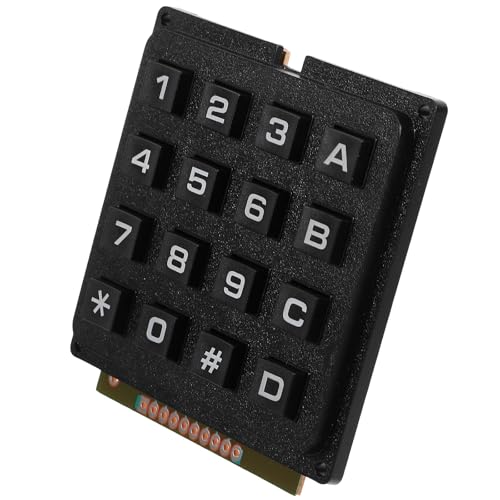 MUSISALY 高メンブレンキーパッド 16キー配列 プラ製 コンパクトキーボードモジュール 工業用環境対応 ユーザーフレンドリー設計 GDPH516