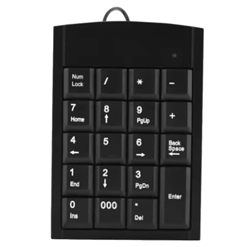 Albapilix Alpilix 数字キーボード 数字キーボード 数字キーパッド ポータブル ミニ USB 数字キーパッド 数字キーボード USB 数字キーパッド