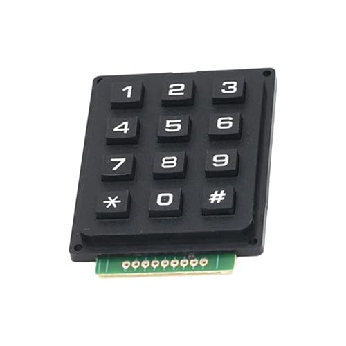 Shamiina 耐久性のある電話スタイルのキーボード モジュール スイッチ キーボード, 12 キー 4x3