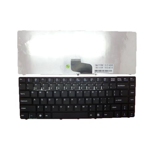 キーボード に適合する Tongfang Fengrui K41H K46H V-111330AS1 US V111330AS K41-I3 K485 K46H K489 K465 英語（米国）黒いフレーム 対応ノートパソコン US2 K46H K489