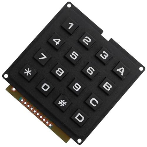 UTHCLO 矩阵工业キーボード キー メンブレン式キー配列モジュール 耐久性ある産業用キーパッド コンパクト設計で操作簡単 工業制御や機械 17Q3FU320D717VXE3O