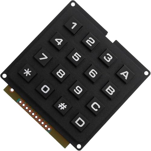 キーボード マトリックスキーパッドモジュール 16キーキーシート タッチ感応型 産業用キーボード業界対応 制御用コンピュータ操作向け910 853150038Z