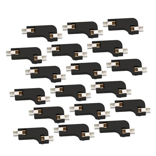 HOMOCONO ホットスワップ対応キーボードPCBソケット 20個入り ABS素材 使用簡単高速シャフト交換可能 ブラックカラー 2クランプ構造 キーボードのホットプラグに最適