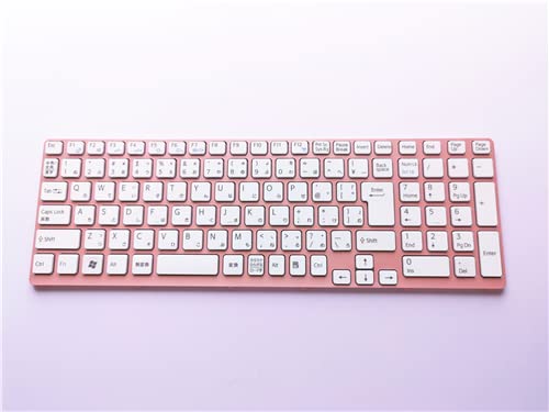 IDVL [IDVL]SONY VAIO Eシリーズ SVE17 キーボード 日本語配列 ノートPC用 バックライト無 ピンク