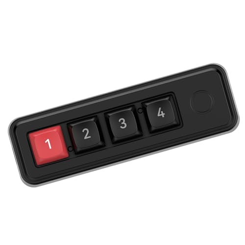 tegongse カスタマイズ可能なマクロとダブル USB C ポートを備えた 4 メカニカル ゲーミング キーボード プログラマブル カラー照明カスタマイズ可能なキーパッド
