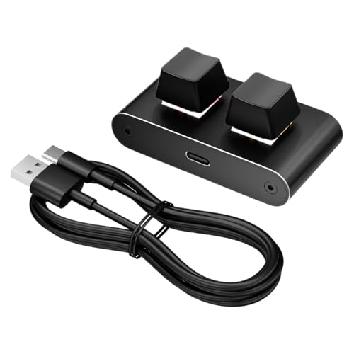 XiTren プログラマブル キーボード - USB 有線プログラマブル キー、マクロ キーボード、Type-C ワイヤー メカニカル カスタマイズ可能なレイアウト、ホーム オフィス、コーディング、ビデオ編集、仕事、執筆、学習、プログラマ、ストリーマー向け JF463260407