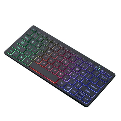 URCELYT ノートパソコン用コンパクト有線キーボード - USB接続付きミニ外付けキーボード、家庭やオフィスでの使用に最適A