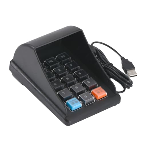 EdLana (エナ) 新しい A600 USB 15 キーののぞき見防止パスワード キーボード、ビープ音付きプラグ アンド プレイ、POS システムのパスワード入力に最適
